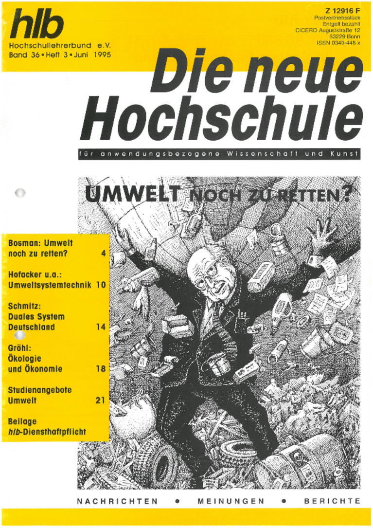 Die Neue Hochschule 1995-3